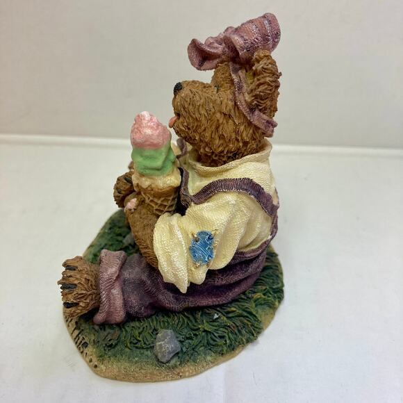 Boyds Bears ice cream resin figurine by The Bearstone Collection collectible - Picture 4 of 6